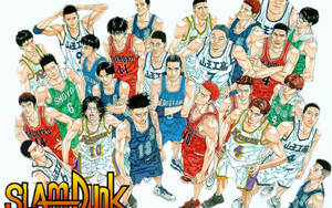 Slam Dunk Basketball Teams Wallpaper