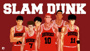 Slam Dunk Landscape Art Wallpaper