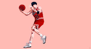 Slam Dunk Rukawa Fan Art Wallpaper