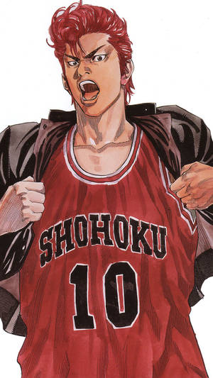 Slam Dunk Shohoku Ten Sakuragi Wallpaper