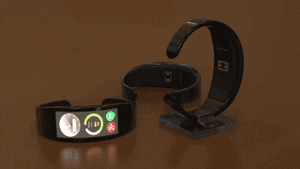 Sleek And Sophisticated - Modern Smartwatch On A Dark Background Wallpaper