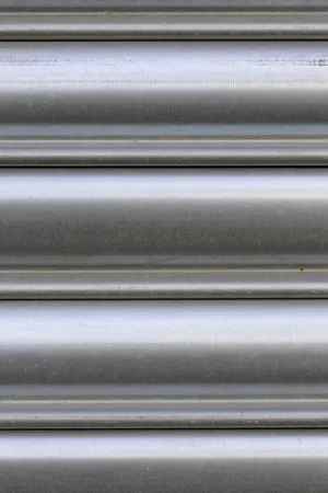 Sleek And Stylish Gray Iron Stripes Wallpaper