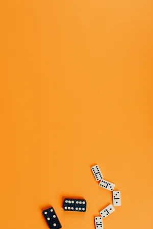 Sleek Black Dot Iphone Style Wallpaper