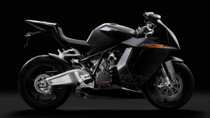 Sleek Black Rc 200 Ktm Bike Wallpaper