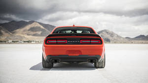 Sleek & Powerful Dodge Challenger Muscle Car Wallpaper