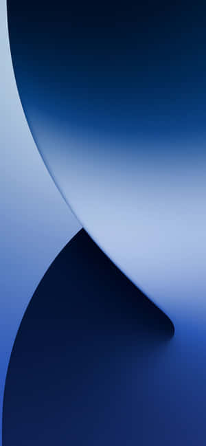 Sleek Solid Blue Iphone Wallpaper