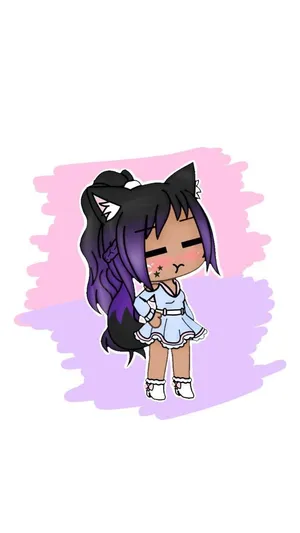 Sleepy Gacha Life Girl Cute Character Wallpaper