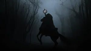 Sleepy Hallow Headless Horseman Wallpaper