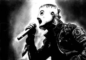 Slipknot Sid Singing On Mic Wallpaper