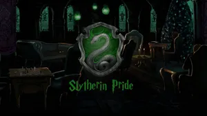 Slytherin Aesthetic Emblem And Pride Wallpaper
