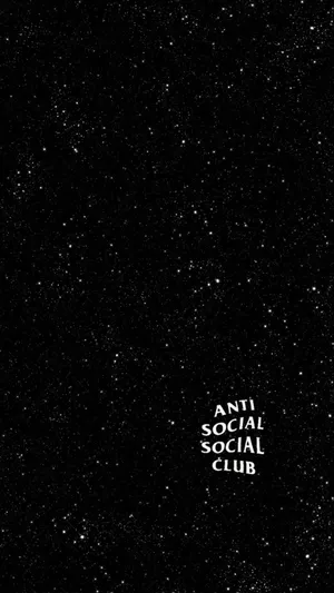 Small Anti Social Social Club Galaxy Wallpaper
