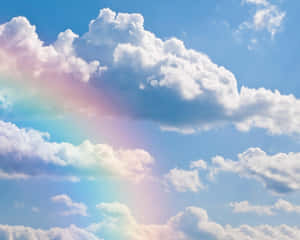 Small Cute Rainbow Wallpaper