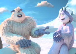 Smallfoot Migo And Meechee Chat Wallpaper