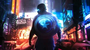 Smash Your Way To Success With Marvel Captain America Wallpaper