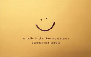 Smile Cute Quote Wallpaper