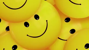 Smile Emoji Yellow Wallpaper