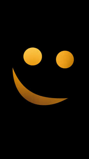 Smile Face In Black Wallpaper