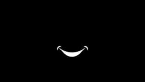 Smile In Black Wallpaper