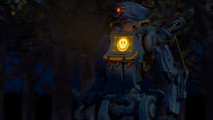 Smiley Face Pathfinder Apex Legends Dark Wallpaper