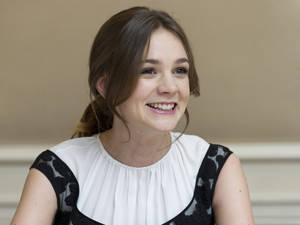 Smiling Actress Carey Mulligan Wallpaper