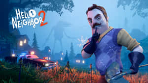 Smiling Hello Neighbor Wallpaper