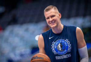 Smiling Kristaps Porzingis Wallpaper