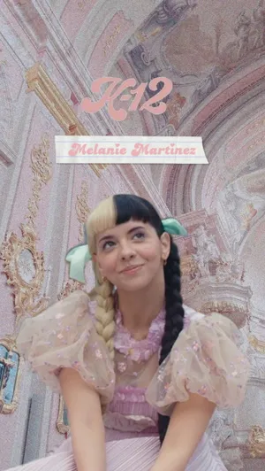 Smiling Melanie Martinez Aesthetic Wallpaper