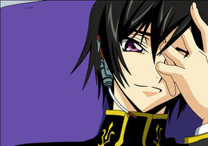 Smirking Lelouch Lamperouge Wallpaper