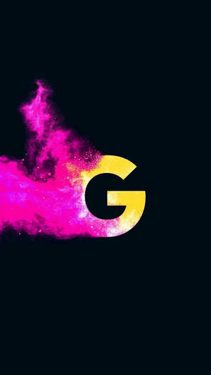 Smoke Effects In Letter G Alphabet Wallpaper