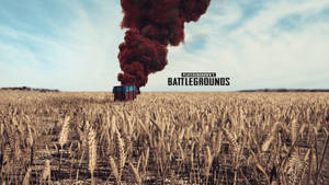 Smoke Pubg Logo Wallpaper