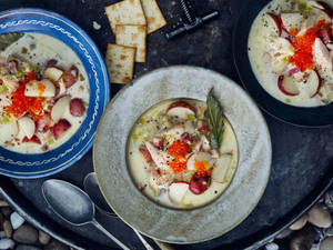 Smoked Fish Chowder Wallpaper