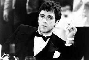 Smoking Al Pacino Scarface Wallpaper