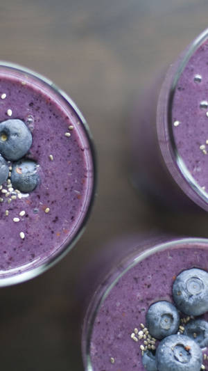 Smoothie Aerial View Image Wallpaper