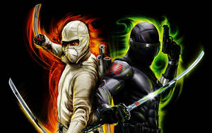 Snake Eyes In Action Wallpaper