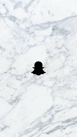 Snapchat Icon Marble Aesthetic Wallpaper