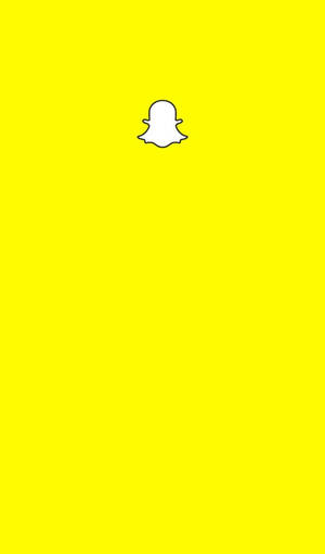 Snapchat Icon Yellow Aesthetic Wallpaper