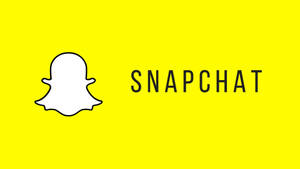 Snapchat Logo Text Art Wallpaper