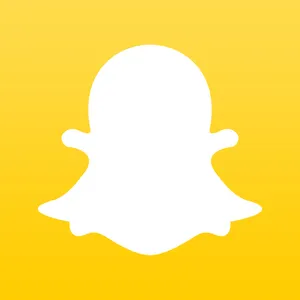 Snapchat Minimalist Yellow Icon Wallpaper