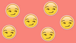 Snapchat Smirk Emoji Wallpaper