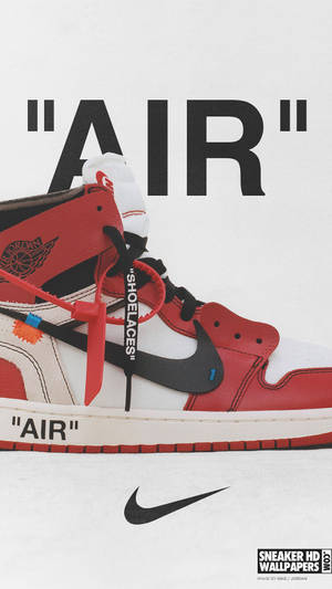 Sneaker Air Jordan 1 Abloh Wallpaper