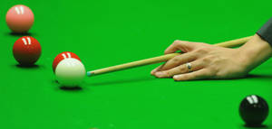 Snooker Player Bridge Hand Wallpaper