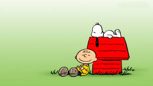 Snoopy And Charlie Brown – Best Of Friends Wallpaper