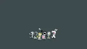 Snoopy_and_ Friends_ Minimalist_ Wallpaper Wallpaper