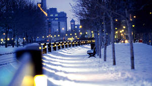 Snow In Montreal Wallpaper