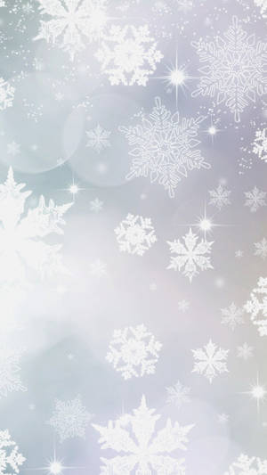 Snowflake Iphone, The Most Appealing Smartphone Of The Season. Wallpaper