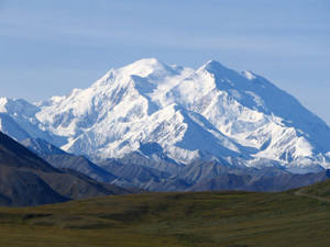 Snowy Denali Landscape Wallpaper