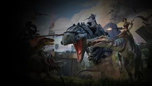 Soar High Above Your Enemies In Ark: Survival Evolved Wallpaper