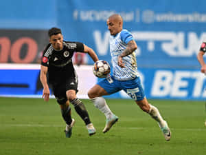 Soccer Match Intensity Wallpaper