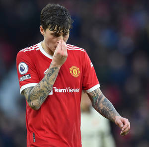 Soccer Player Disappointed Gesture Manchester United Wallpaper