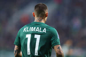 Soccer Player Klimala Number11 Jersey Wallpaper